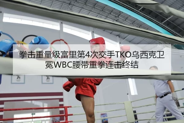 拳击重量级富里第4次交手TKO乌西克卫冕WBC腰带重拳连击终结